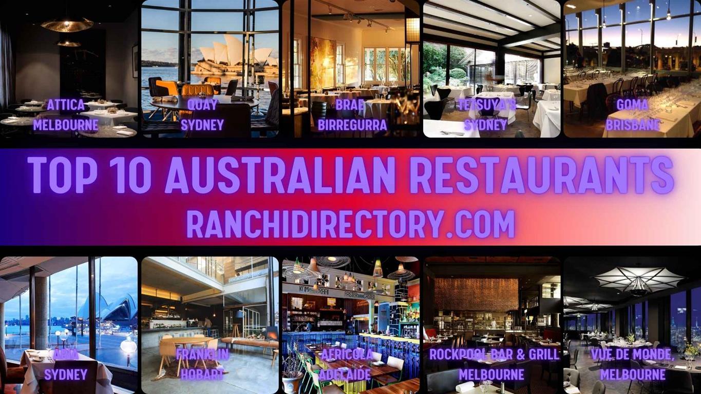 top 10 australian restaurants